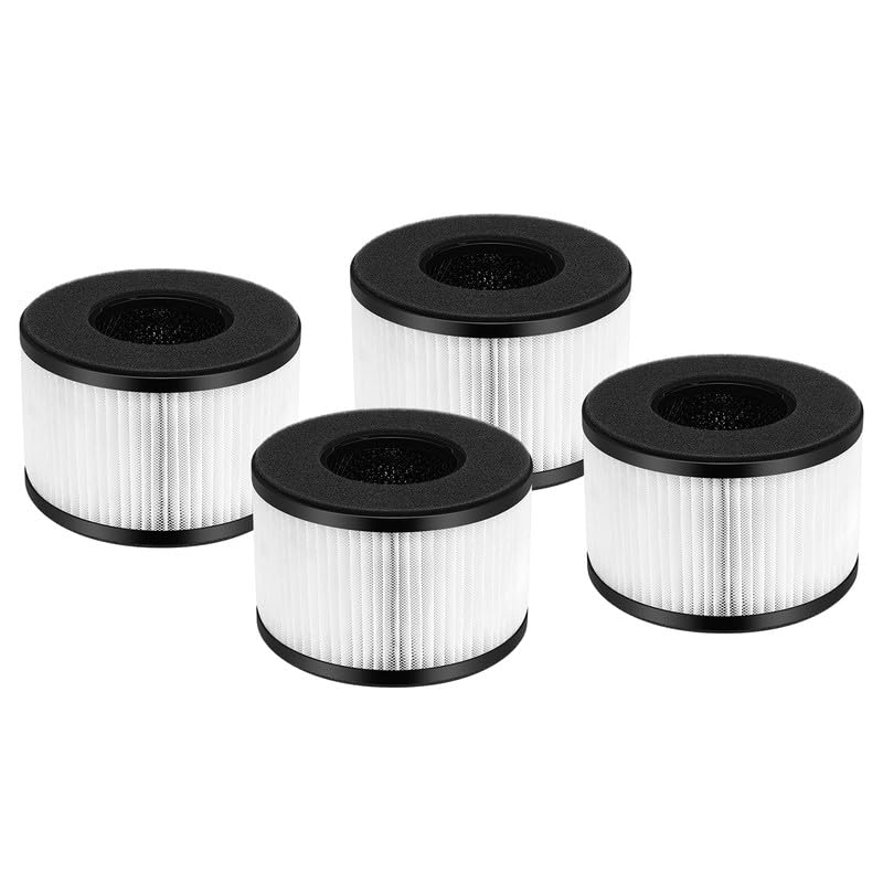 4 Pack BS-03 Replacement Filter for PARTU BS-03 & Slevoo BS-03 Air Purifier 4 Pack