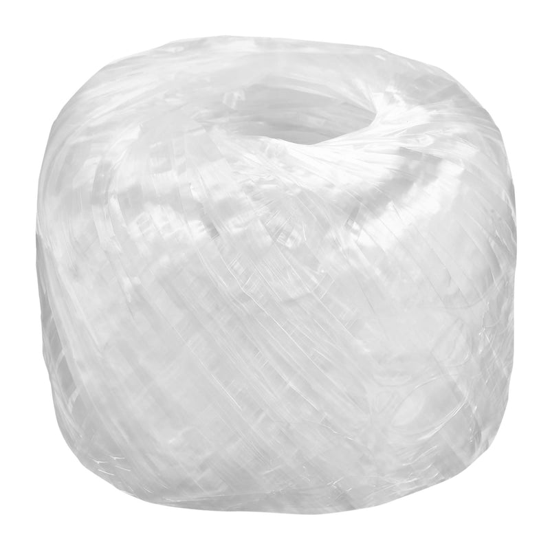 MECCANIXITY Polyester Nylon Plastic Rope Twine Household Bundled for Packing Gardening Craft,150m Length,White White