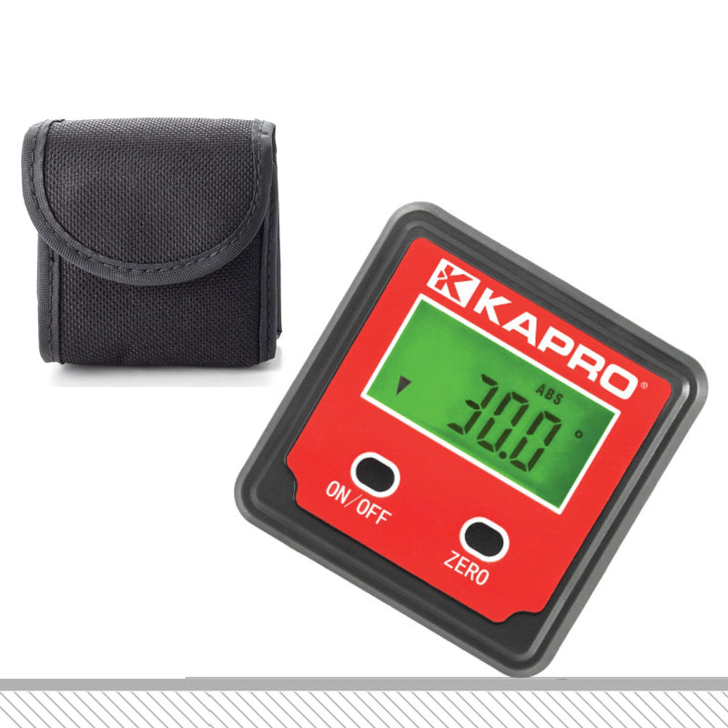 Kapro - 393 DIGI Pro Digital Inclinometer - Magnetic - Pocket Digital Box Level - LCD Display & Automatic Inversion - ±0.1 Level and Plum Angles - Pocket Sized - 2.4” | Pocket Digital Box Level - LCD Display & Automatic Inversion - ±0.1 Level and Plum ...