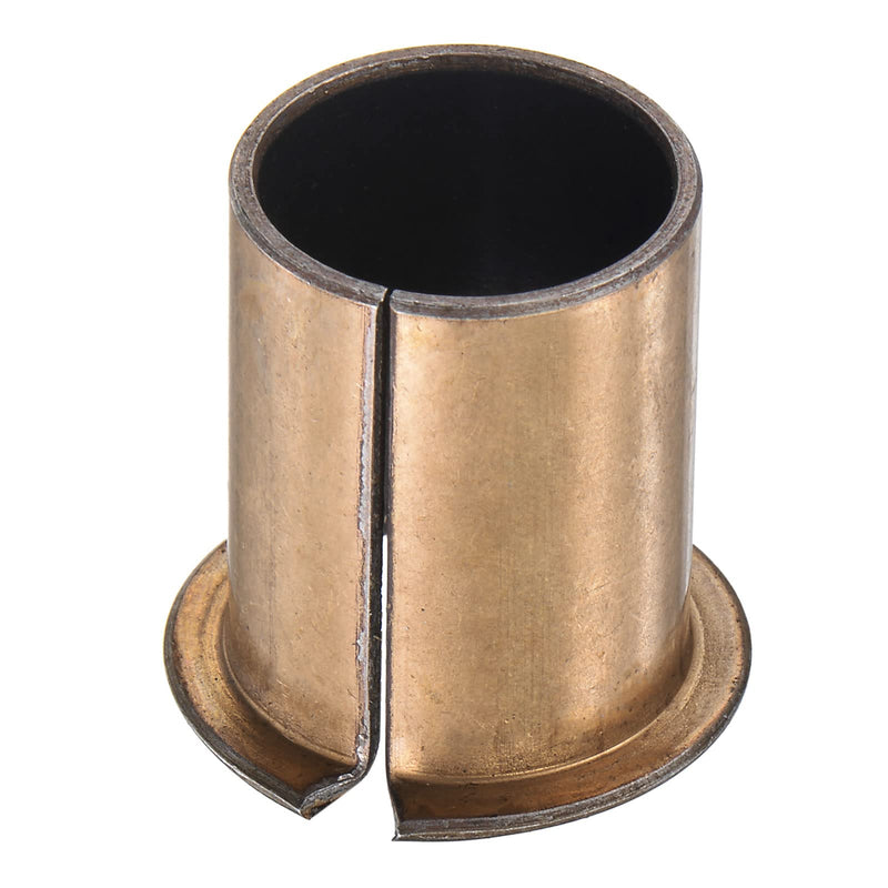 uxcell Flanged Sleeve Bearings 20mm Bore x 23mm OD x 30mm Length x 30mm Flange Dia x 1.5mm Flange Thickness Wrapped Oilless Bushings 20x23x30mm