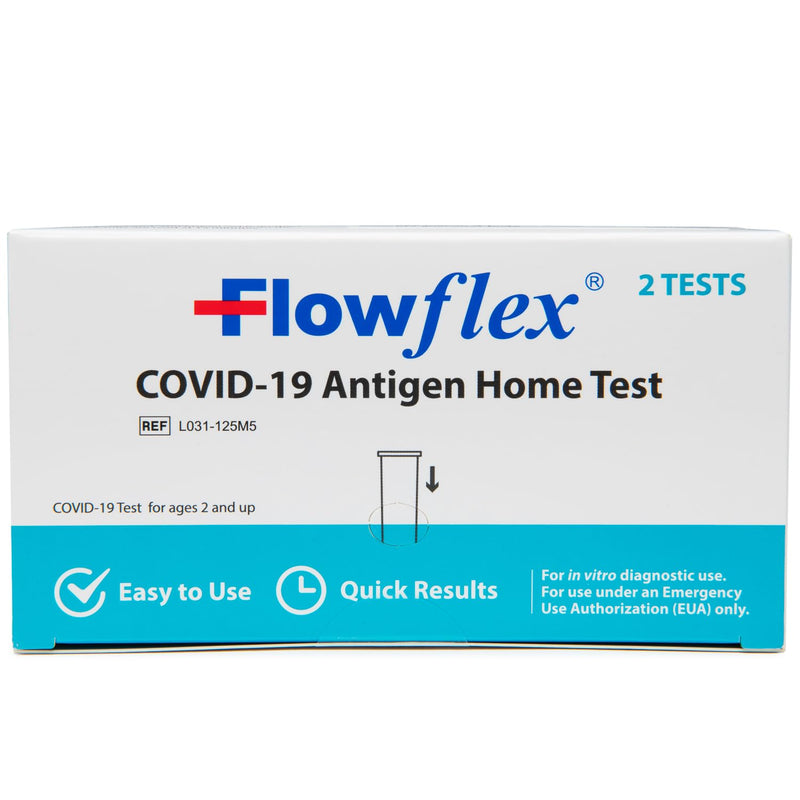 COVID-19 Antigen Home Test kit, 1 Pack, 2 Tests Total. FDA EUA Authorized OTC at-Home Self-Test, Non-invasive Nasal Swab, Easy to Use and No Discomfort, Results in 15 Minutes 1 Count (Pack of 2)