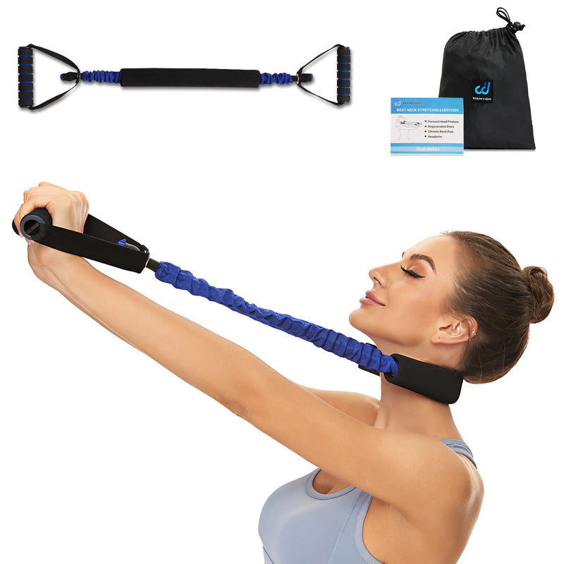 Neck Stretcher Exerciser, Cervical Traction Device for Neck Pain Relief and Cervical Spine Alignment. Portable Neck Traction Exerciser for Home/Office, Neck and Shoulder Relaxer. (20-25 Pounds) 20-25 Pounds