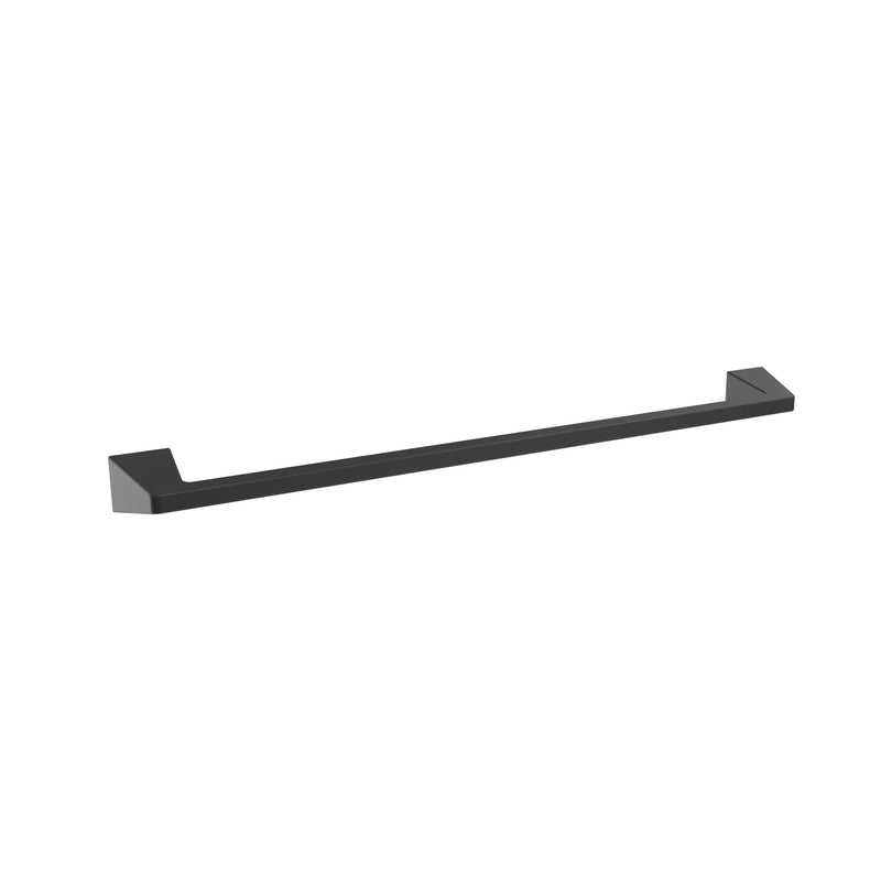Amerock BH36004MB | Matte Black Towel Bar | 24 inch (610 mm) Center-to-Center Towel Rack | Blackrock | Bathroom Towel Holder | Bathroom Hardware | Bath Accessories
