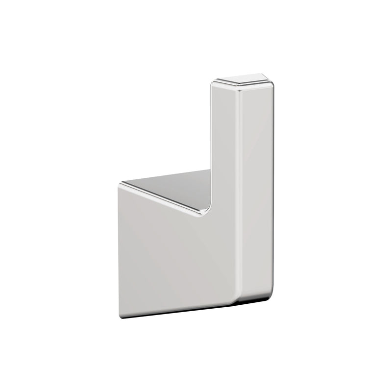 Amerock BH3600026 | Chrome Single Robe Hook | 3-9/16 inch (90 mm) Length Towel Holder | Blackrock | Towel Hook for Bathroom | Bathroom Hardware | Bath Accessories