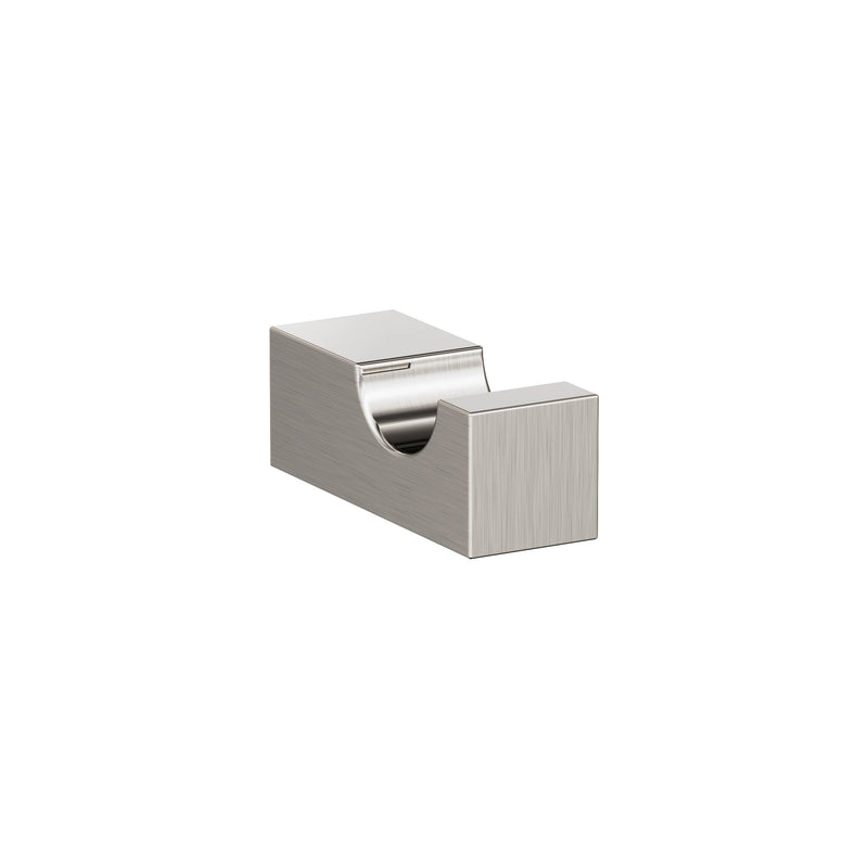 Amerock BH36080G10 | Brushed Nickel Single Robe Hook | 7/8 inch (22 mm) Length Towel Holder | Monument | Towel Hook for Bathroom | Bathroom Hardware | Bath Accessories