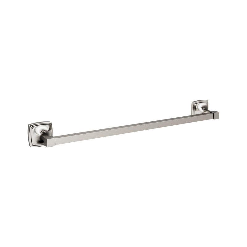 Amerock BH36093G10 | Brushed Nickel Towel Bar | 18 inch (457 mm) Center-to-Center Towel Rack | Stature | Bathroom Towel Holder | Bathroom Hardware | Bath Accessories