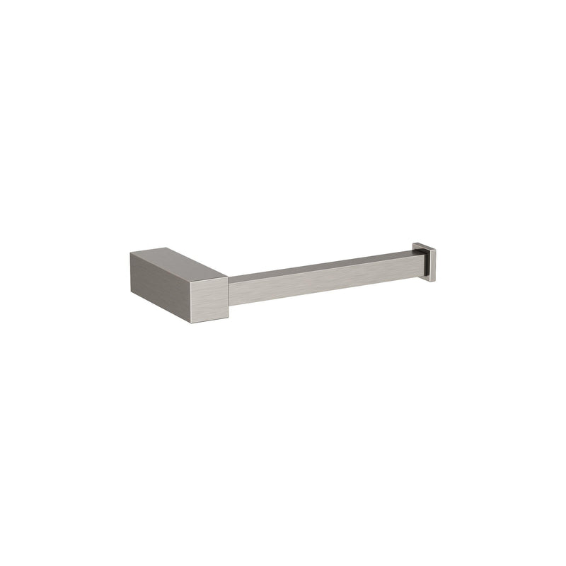 Amerock BH36081G10 | Brushed Nickel Single Post Toilet Paper Holder | 5-7/8 inch (149 mm) Length Toilet Tissue Holder | Monument | Bath Tissue Holder | Bathroom Hardware | Bath Accessories