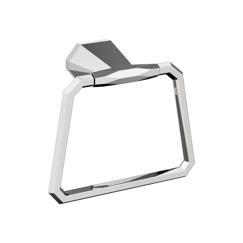 Amerock BH36042 St. Vincent 5-9/16" Wall Mounted Towel Ring - Chrome