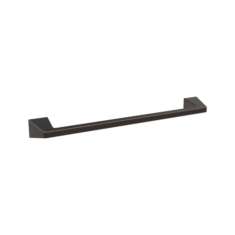 Amerock BH36003ORB | Oil Rubbed Bronze Towel Bar | 18 inch (457 mm) Center-to-Center Towel Rack | Blackrock | Bathroom Towel Holder | Bathroom Hardware | Bath Accessories