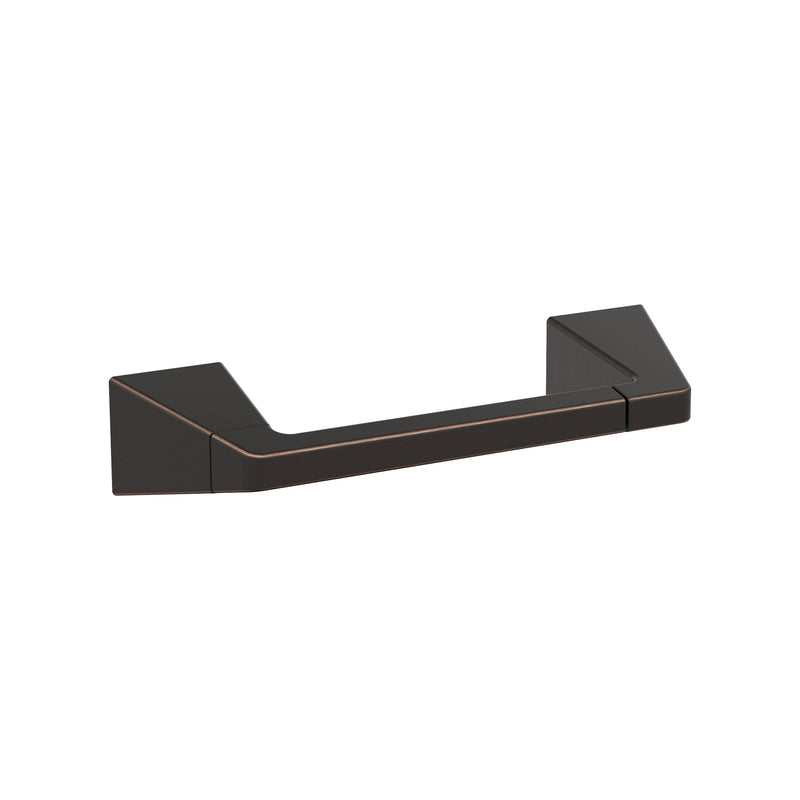 Amerock BH36001ORB | Oil Rubbed Bronze Pivoting Double Post Toilet Paper Holder | 9-5/16 in. (237 mm) Toilet Tissue Holder | Blackrock | Bath Tissue Holder | Bathroom Hardware | Bath Accessories