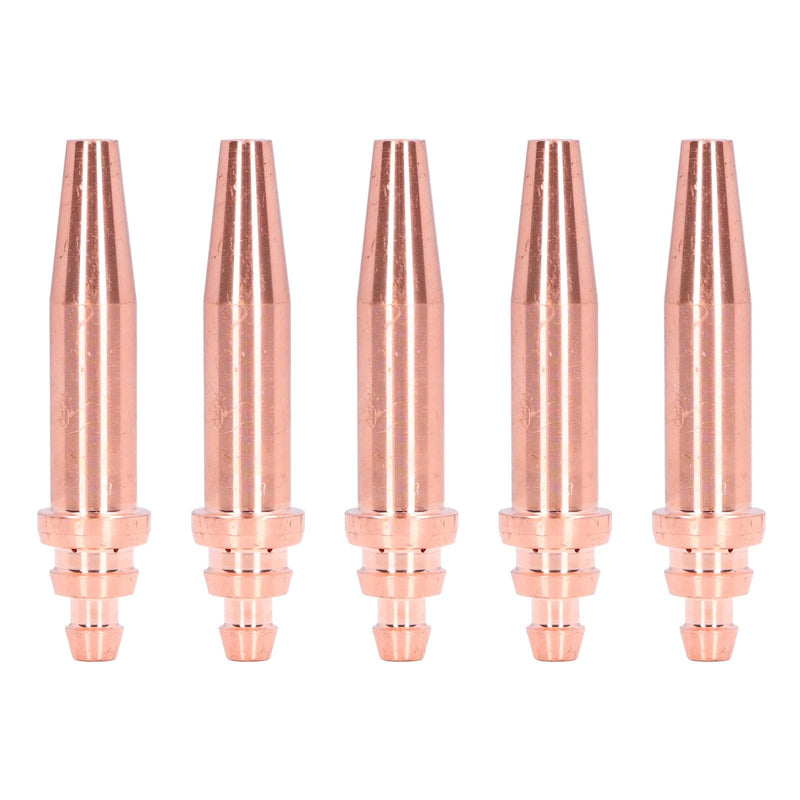 5PCS G02-1 Acetylene Cutting Torch Tips Equal Pressure Isobaric Cutting Tips Copper Cutting Nozzles Torch Consumables