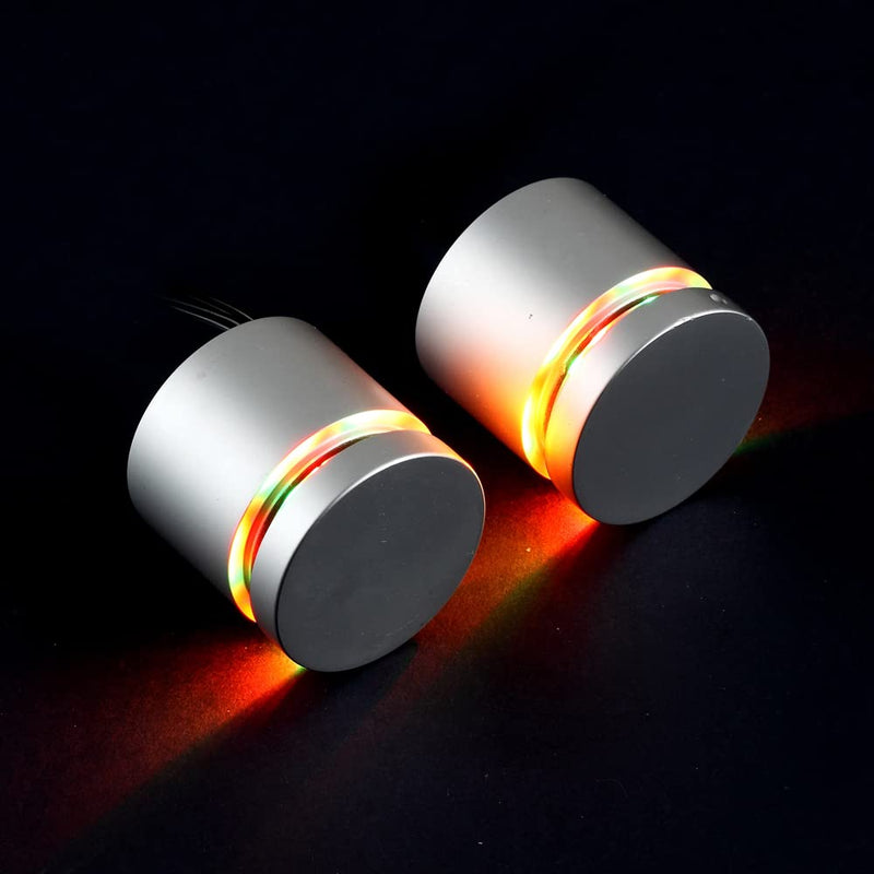 RGB Sign Standoffs, Acrylic LED Lighted Mounts for Signage, Advertising and Display, with Remote Control, 1.3" × 1", Pack of 4 RGB Standoffs with 1 UL Power