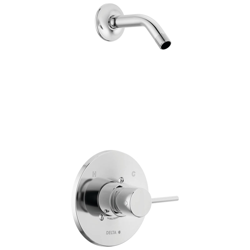 Delta Faucet Modern Single Handle Chrome Shower Faucet Set, Shower Trim Kit, Shower Fixtures, Shower Handle, Chrome T14259-LHD-PP (Shower Head and Valve Not Included)