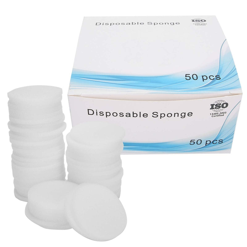 YUYTE 50pcs Dental Sponge Pads Sponge Pads Disposable Sponge Cleaning Pads For dental needle, Endodontic,drills,block cleaning Oral Care Accessories