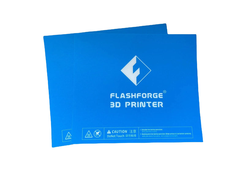 Blue Heated Bed Print Sticker for Build Plate Flashforge Guider II 2S IIS 3D Printer 305 x 265mm (2) 2