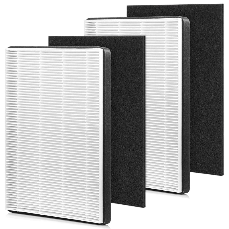 F2 A2 Replacement Filter Compatible with 3M Filtrete Air Purifier, 2+2 Pack