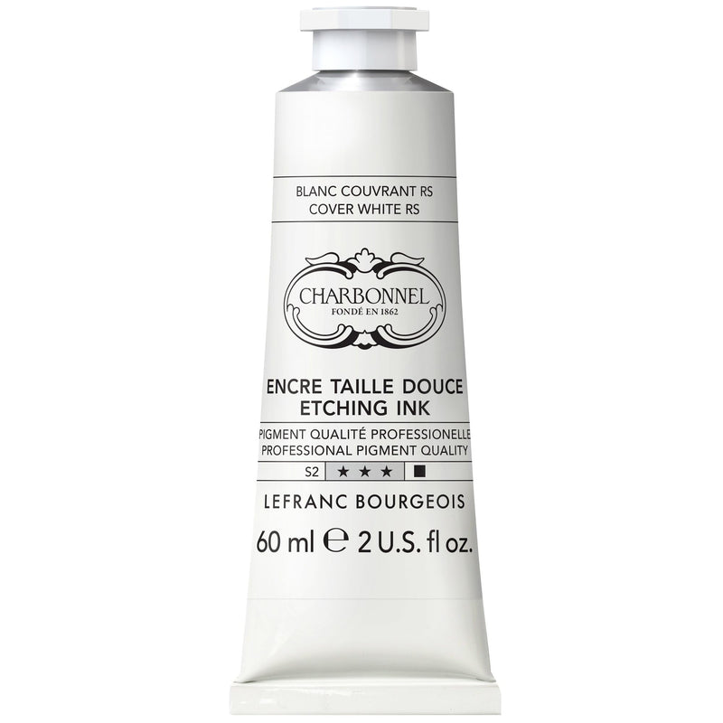 Lefranc Bourgeois Charbonnel Professional Etching Traditional Ink, 60ml (2-oz) Covering White R.S. 60ml (2-oz) Covering White R.s.