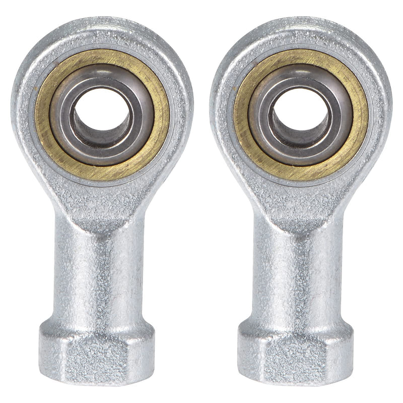 uxcell 2pcs SI6TK PHSA6 Spherical Rod End Bearing 6mm Bore Self-Lubricated Joint Bearing M6x1.0 Right Hand Female Thread Connector