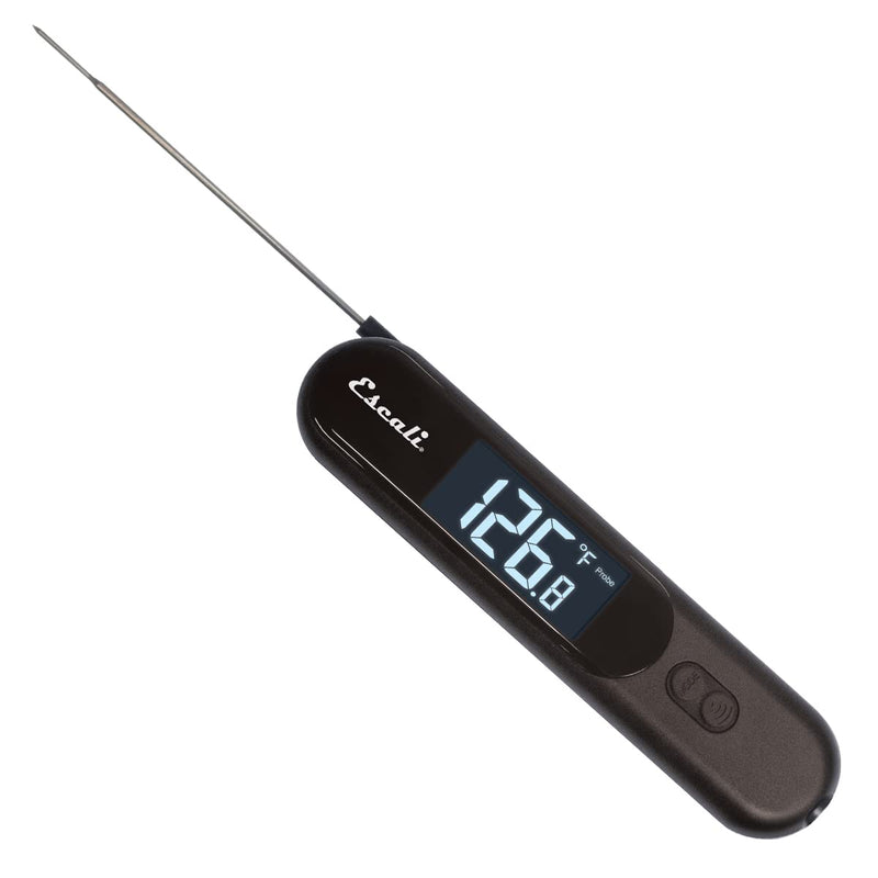 Escali Infrared Surface and Folding Probe Digital Thermometer Stainless Steel Probe, Two-in-One IR Technology