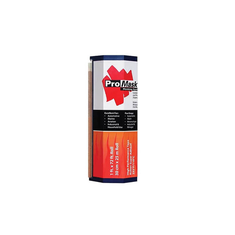 FBS ProMask - Tape & Paper/w.disp. 7" x 18 yd. (18cm x 20m) 7"x 18 yd. with Display
