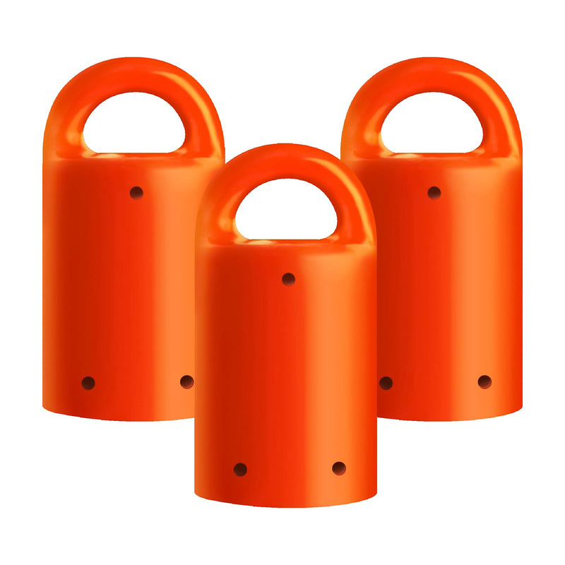 MagnetPal Magnetic Wall Stud Finder - Small Easy Behind Wall Stud Finder, Wood Finder, Tool for Finding Studs (3 Pack) (Orange) Orange
