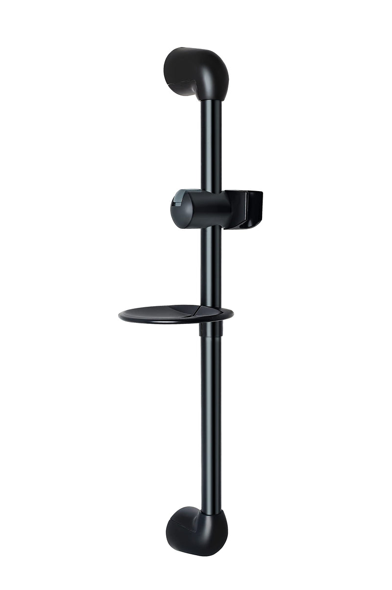 Dura Faucet DF-SA300P-MB RV Brass Adjustable Shower Slide Bar (Matte Black) | Genuine Dura Faucet brass adjustable shower slide bar. Sets handheld height and angle. Easy DIY install.