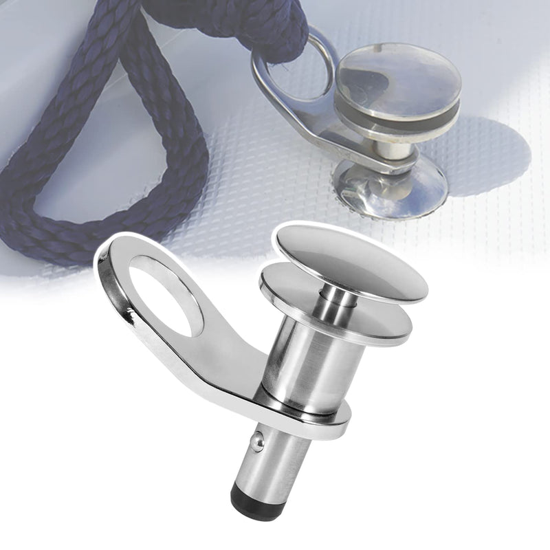 3/8" Quick Release Boat Fender Holder or Receiver - Marine Stainless Steel Boat Fender Holder Mount Cleat Hook or Receiver Set 3/8-inch Holder