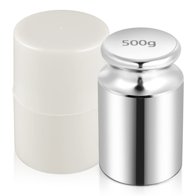 Bonvoisin500g Calibration Weight for Digital Scale, Class M1, Carbon Steel, Chrome Finish (500g) 500g
