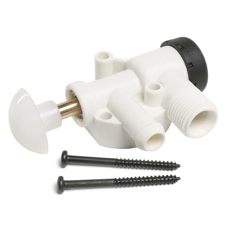 385314349 RV Water Valve Kit Replacement for Sealand Traveler and VacuFlush Pedal-flush Toilet
