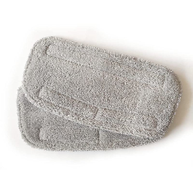2 Packs Steam Mop Cloth Fits Steam Mop GF-6610 Washable, Reusable, Highly Absorbent Microfiber Steam Mop Pads Steam Mop Replacement Pads. Crey- 2 Packs Steam Mop Pads