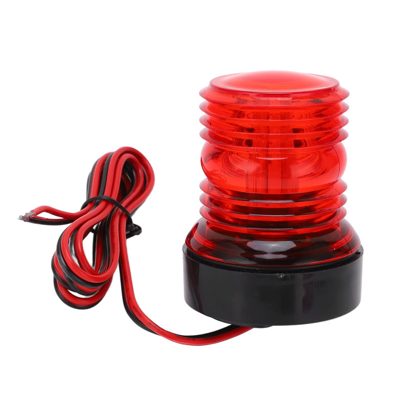 RiToEasysports Led Boat Navigation Light, Red Light 360 Degree All Round Anchor Light Marine Stern Light For Sailing Dc 12V‑24V Boating