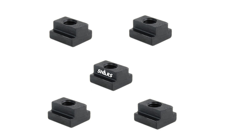 Shars 5/8" T-Slots Nut, 1/2"-13 Thread 5 pcs Set 202-4818 (5) ![ 1/2"-13 Thread x 5/8" T