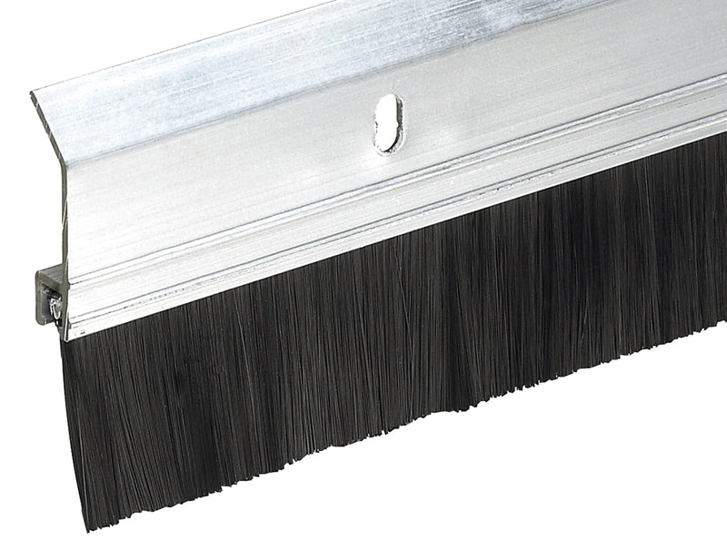 Frost King SB36 Extra Brush Door Sweep, 2-inch X 36-inch Long, Silver-Aluminum - 2-Pack