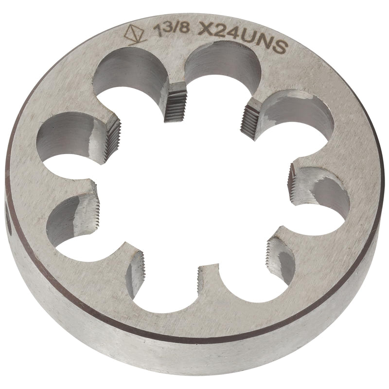 1 3/8"-24 UNS Round Die, Right Hand Machine Thread Die 1-3/8 x 24 UNS