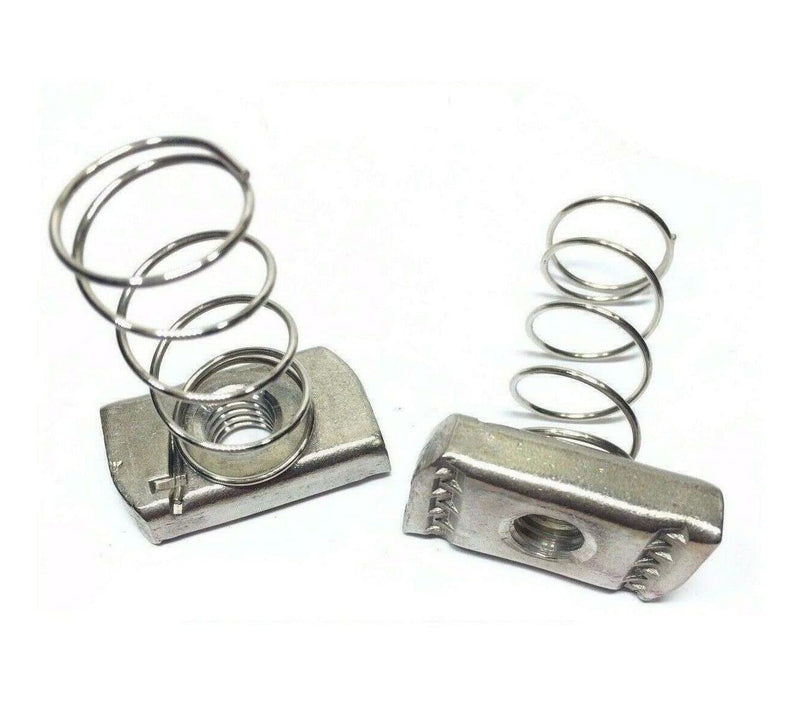 LMParts (Qty 10) 3/8-16 Stainless Steel Spring Nuts for Unistrut Channel P1008SS #4121