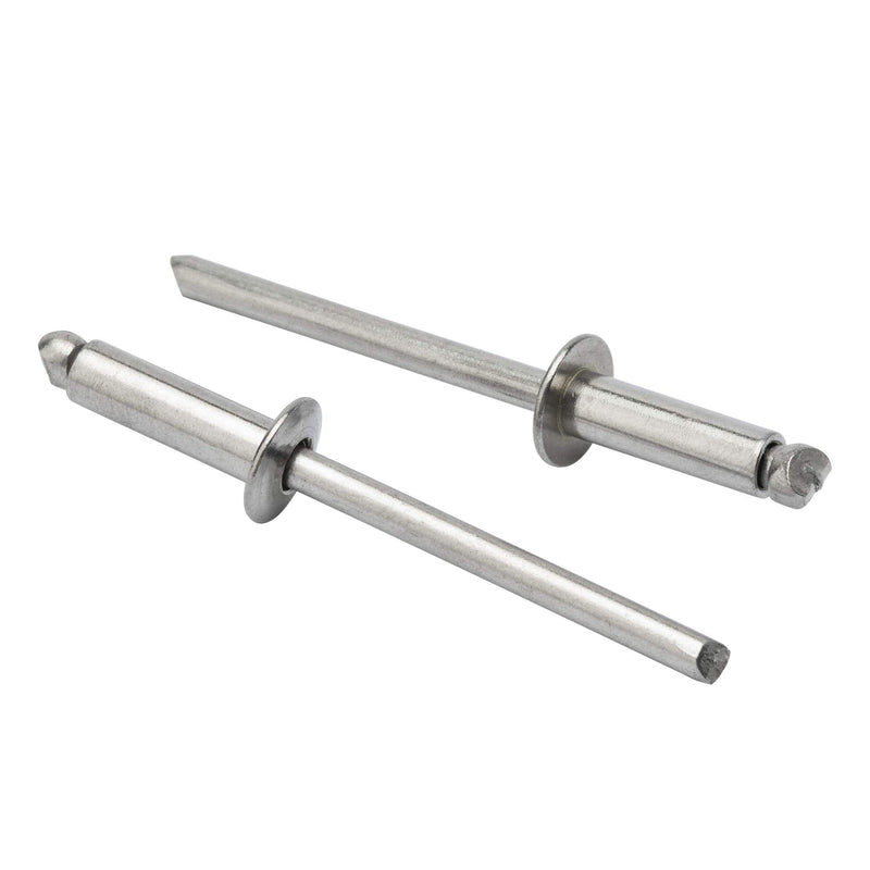 ISPINNER 50pcs 3/16" x 5/8" Stainless Steel Blind Rivets, 4.8 x 16mm Pop Rivets, Pack of 50 3/16" x 5/8"
