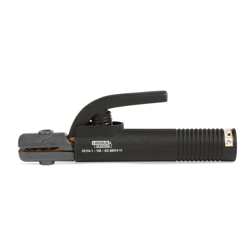 Lincoln Electric Industrial 200 Amp Electrode Holder, K5154-1 – Copper Alloy Jaw, 5/32 in Max Electrode, 1/0 Cable, Ergonomic Insulated Handle, 200 A 35% Duty Cycle Stick Welding Stinger 200 Amps