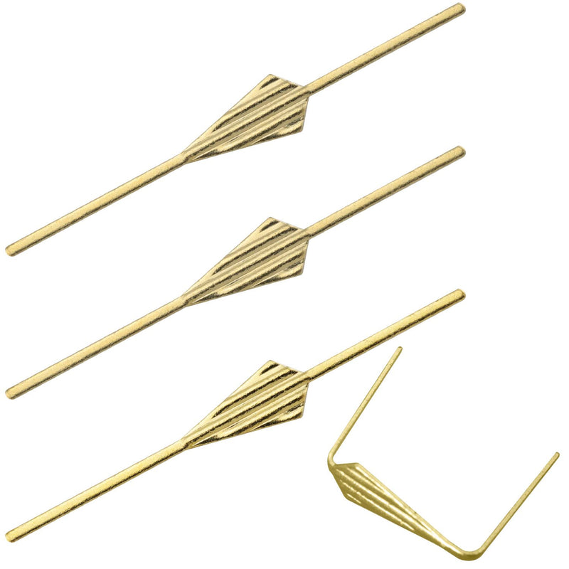 Chandelier Connector Clip ITROLLE 200PCS 45mm Stainless Steel Chandelier Lamp Bow Tie Connectors Chandelier Replacements Chandelier Bowtie Pin Golden