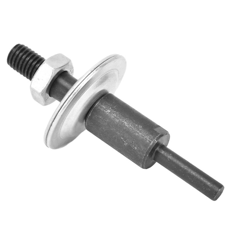 Shaft Arbor Adapter, Drill Arbor Adapter Shaft Arbor Extension Arbor Threaded Shaft Adapter with 2 Washer for Conversion(6mm Round Shank Connecting Rod)