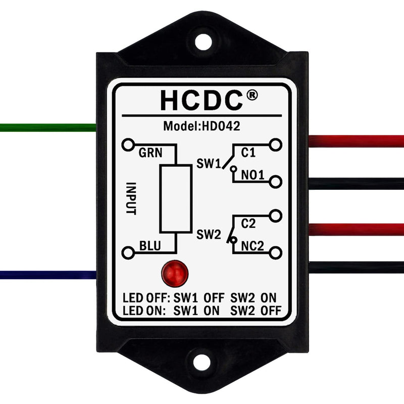 DPST 1NO 1NC 8 Amp Power Relay Module (AC/DC 12V) AC/DC 12V