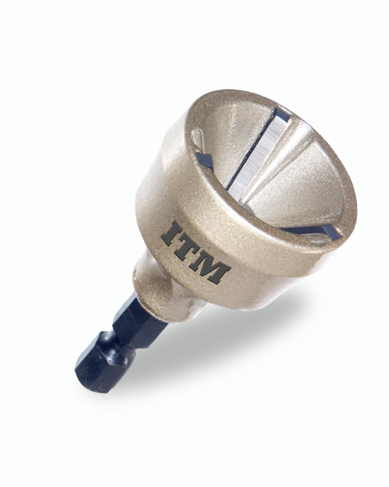 ITM Bar Champ BAR-01C - Small Premium Deburring Tool and External Chamfer Tool - Carbide Bades for 1/8" to 3/4" material