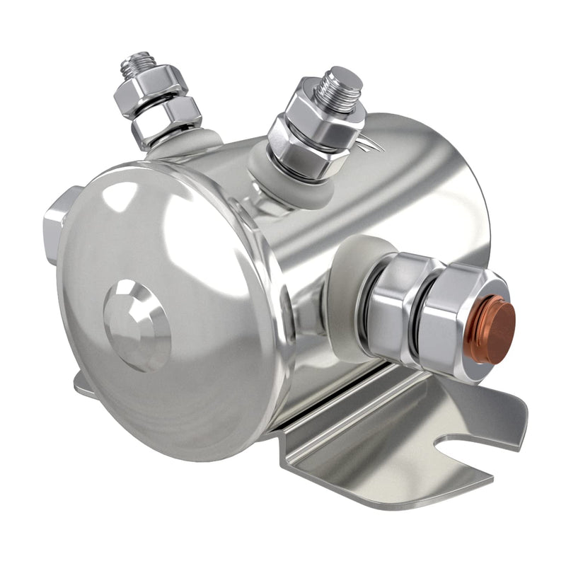 Zhushan Max 300A Continuous Duty Solenoid Relay Nickel-Plating for Golf Carts, Winch, Marine in Rush 12VDC 12V 4 Terminal