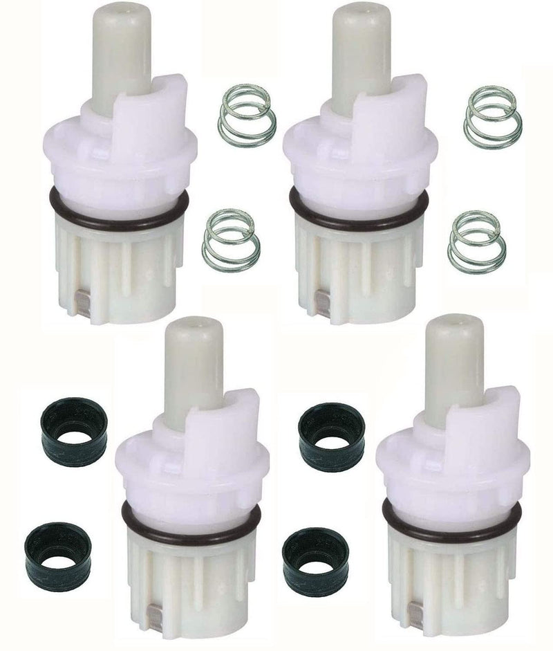 RP1740 faucet stem repair kit replacement compatible with two handle faucet plus RP4993 seat & spring – 4 Pack