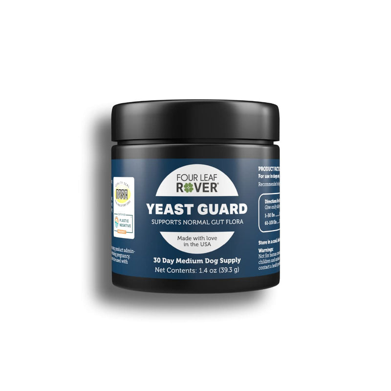Yeast Guard - Dog Gut Health Probiotics Support Powder - Organic Herbs for Flora and Immune Support - 7 to 60 Day Supply, Depending on Dog’s Weight - Vet Formulated - for All Breeds