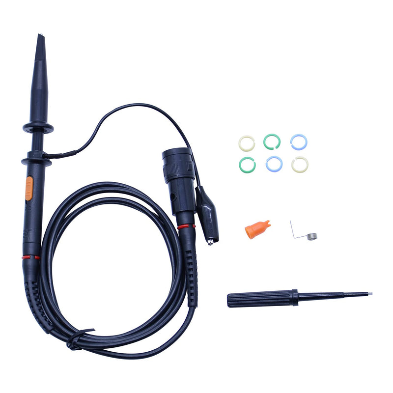 Hantek Universal Oscilloscope Probe with Accessories Kit 250MHz Oscilloscope Clip Probes with BNC to Minigrabber Test Lead Kit (PP-250) PP-250