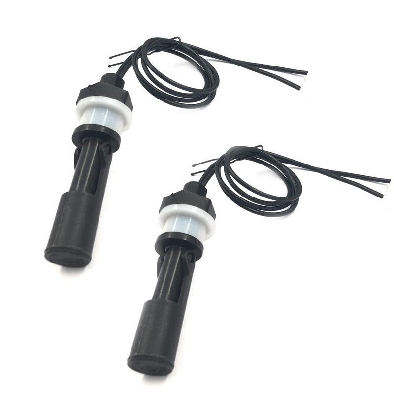 FainWan 2pcs M16 Water Level Sensor Flow Inductance Water Pump Controller DC 110V Side Mount Horizontal Liquid Float Switch Compatible with Aquariums Fish Tank Hydroponics Pool