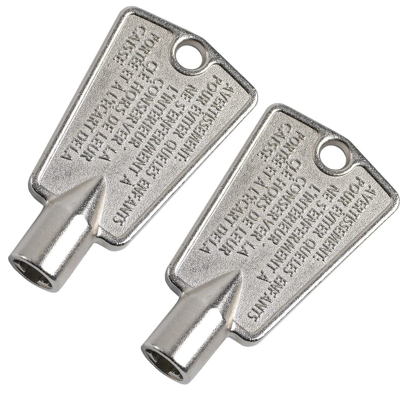 2 Pack 216702900 Freezer Door Key for Frigidaire Kenmore AP4071414 PS2061565 AP2113733 AP4301346 PS1991481 06599905 08037402 12849(Metal) 2
