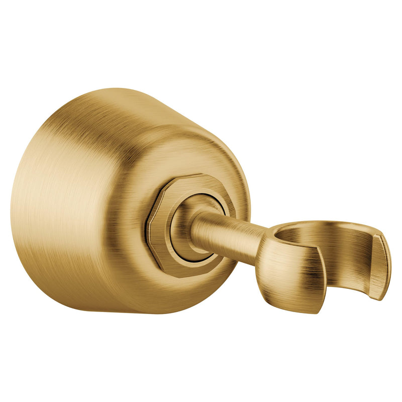 Moen 114348BG Wall Mounted Handheld Shower Bracket Kit, Brushed Gold
