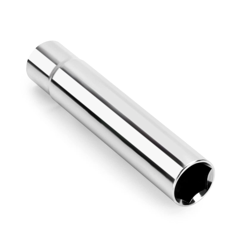 Spike Lug Nuts Socket Key, Stripped Lug Nut Remover, 19mm Hex Universal Drive Spike Lugnuts Socket Key Tool with 5" Tall, Compatible with 14x1.5,14x2.0,9/16-18,1/2-20,12x1.5,12x1.25 Spiked Lug Nut