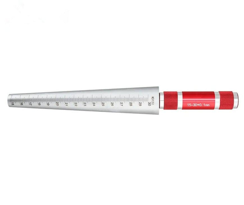 Hole Tapered Ruler, Calliper Gauge，Wide Application Taper Aperture Gauge,Round Hole Measuremen,Aperture Tester(15-30MM) 15-30MM
